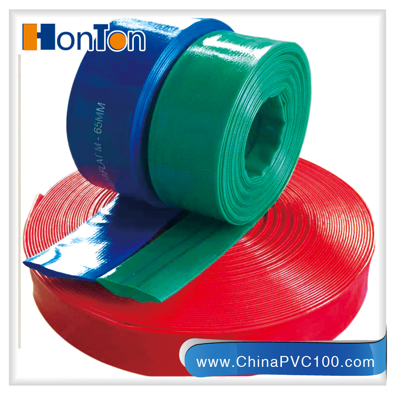 PVC Hi-intensity Polyester Fiber  Reinforced  Plastic Coated  Hose