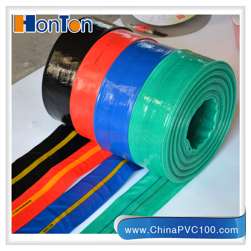 PVC Hi-intensity Polyester Fiber  Reinforced  Plastic Coated  Hose