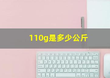 110g是多少公斤