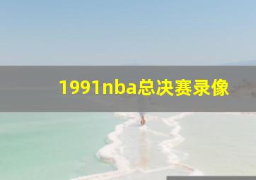 1991nba总决赛录像