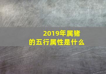 2019年属猪的五行属性是什么