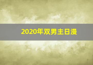 2020年双男主日漫