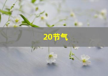 20节气