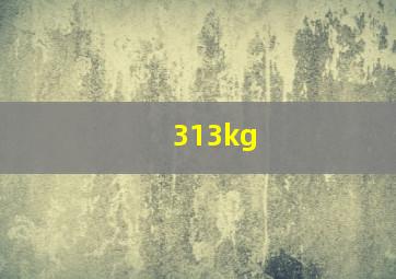 313kg