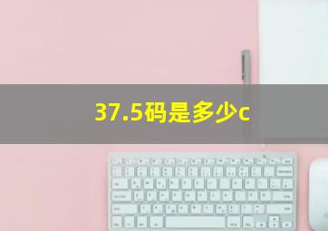 37.5码是多少c