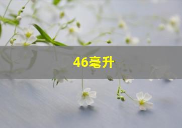 46毫升