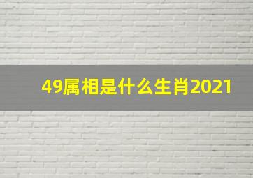 49属相是什么生肖2021