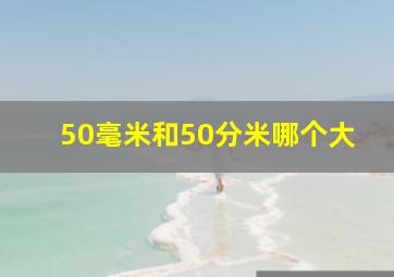 50毫米和50分米哪个大