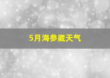 5月海参崴天气