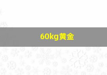 60kg黄金