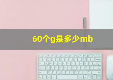 60个g是多少mb