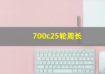 700c25轮周长