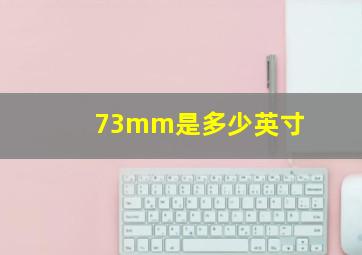 73mm是多少英寸