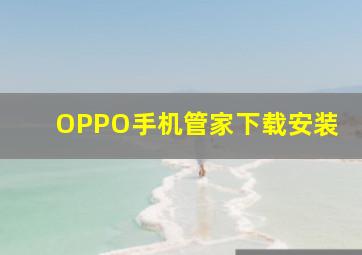 OPPO手机管家下载安装