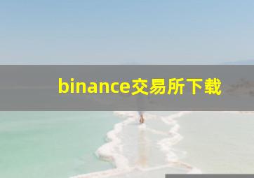 binance交易所下载