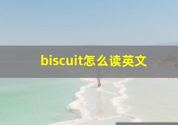 biscuit怎么读英文