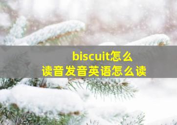 biscuit怎么读音发音英语怎么读