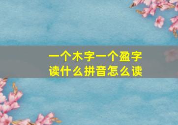 一个木字一个盈字读什么拼音怎么读