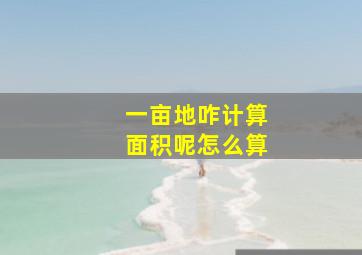 一亩地咋计算面积呢怎么算