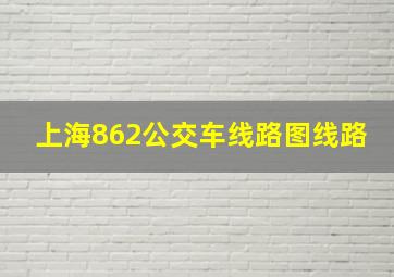 上海862公交车线路图线路