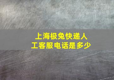 上海极兔快递人工客服电话是多少