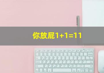 你放屁1+1=11