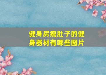 健身房瘦肚子的健身器材有哪些图片