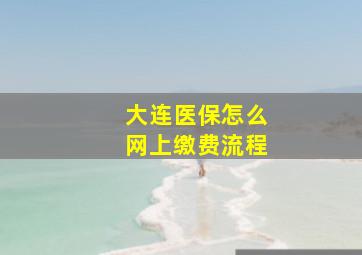 大连医保怎么网上缴费流程