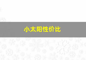 小太阳性价比