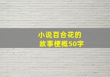 小说百合花的故事梗概50字