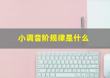 小调音阶规律是什么