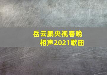 岳云鹏央视春晚相声2021歌曲