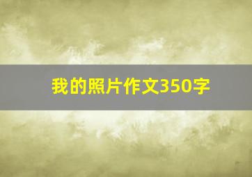 我的照片作文350字