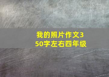 我的照片作文350字左右四年级