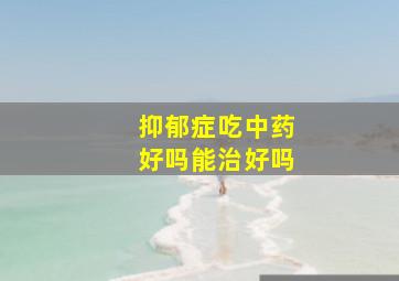 抑郁症吃中药好吗能治好吗