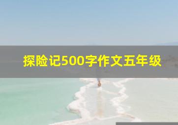 探险记500字作文五年级