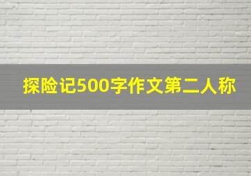 探险记500字作文第二人称