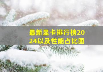 最新显卡排行榜2024以及性能占比图