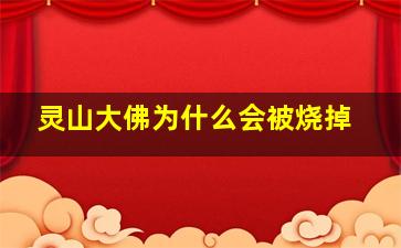 灵山大佛为什么会被烧掉