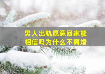 男人出轨愿意回家能相信吗为什么不离婚