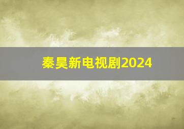 秦昊新电视剧2024