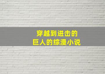 穿越到进击的巨人的综漫小说