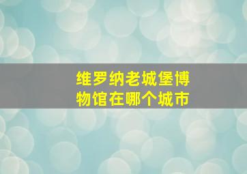 维罗纳老城堡博物馆在哪个城市