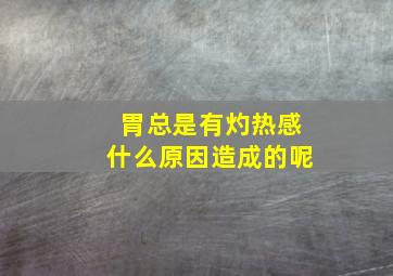 胃总是有灼热感什么原因造成的呢