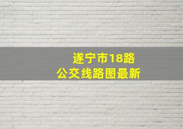 遂宁市18路公交线路图最新