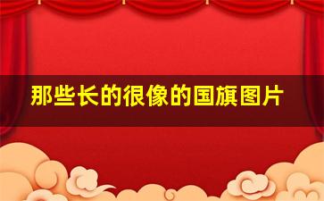 那些长的很像的国旗图片